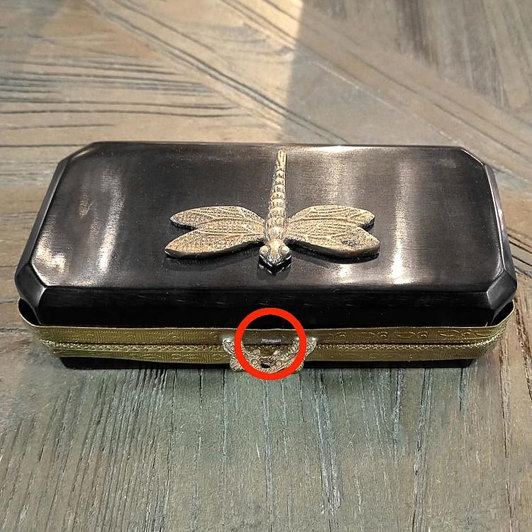 Шкатулка для украшений Стрекоза дисконт Dragonfly Box discount6