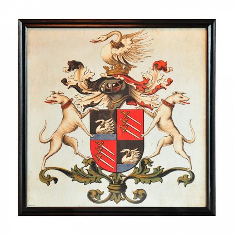 Картина-принт Герб МакДафф, L Crest MacDuff Large