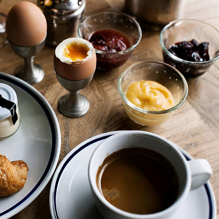 Кофейная пара Синяя полоска Filo Blue Coffee Cup And Saucer