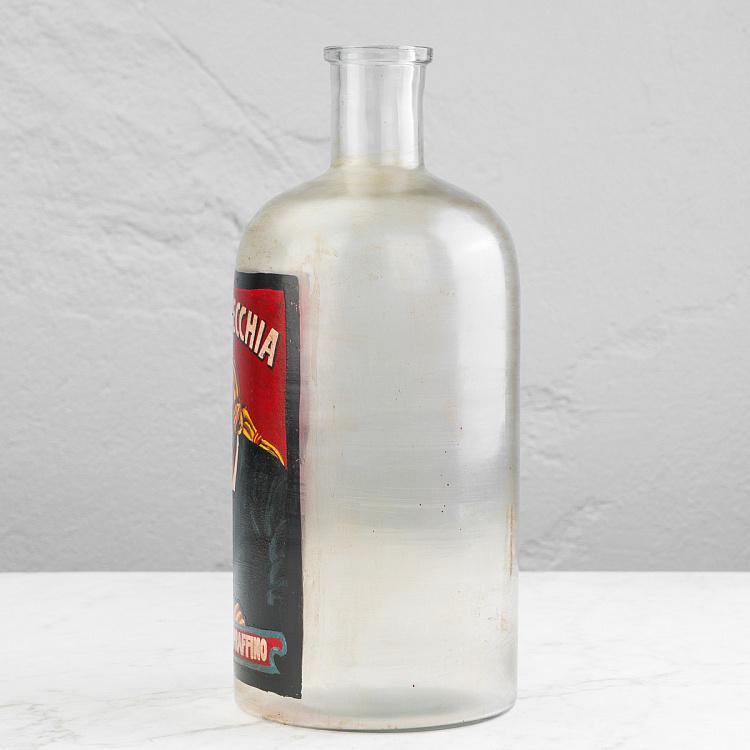 Бутыль с ручной росписью Латте ди Веккья Handpainted Glass Bottle Latte Di Vecchia