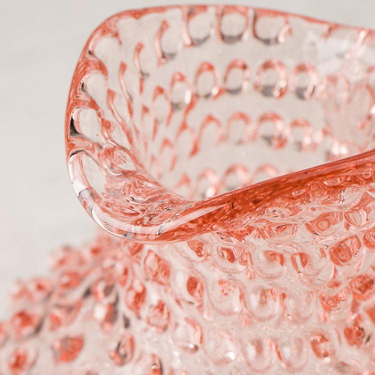 Дымчато-розовый кувшин Диамант Pitcher Hobnail Sweet Pink Large