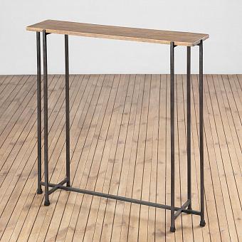 Iron And Wooden Console