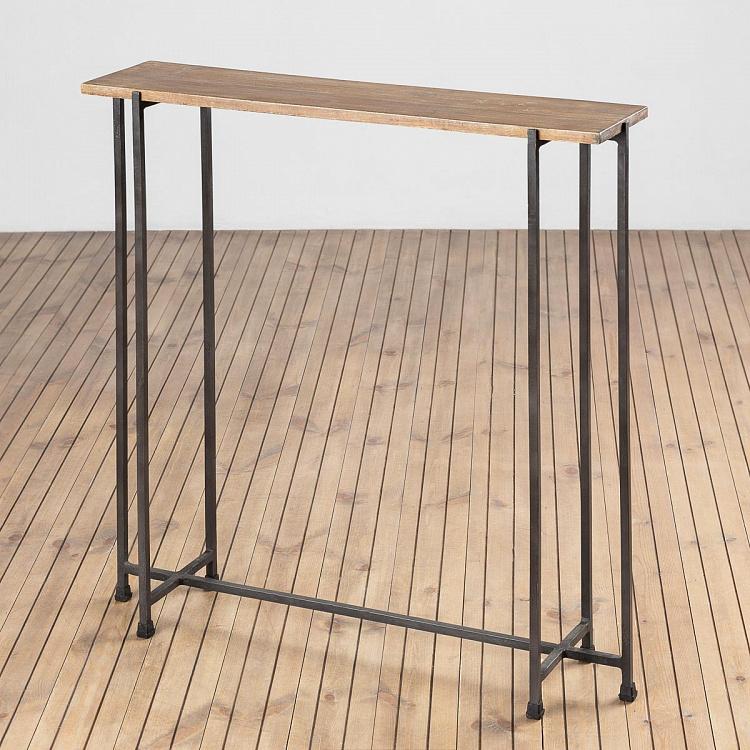 Консольный стол, железо и дерево Iron And Wooden Console