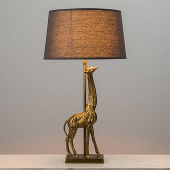 Golden Giraffe Table Lamp