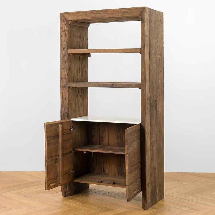Стеллаж с 2 дверцами Грета Greta Shelf With 2 Doors