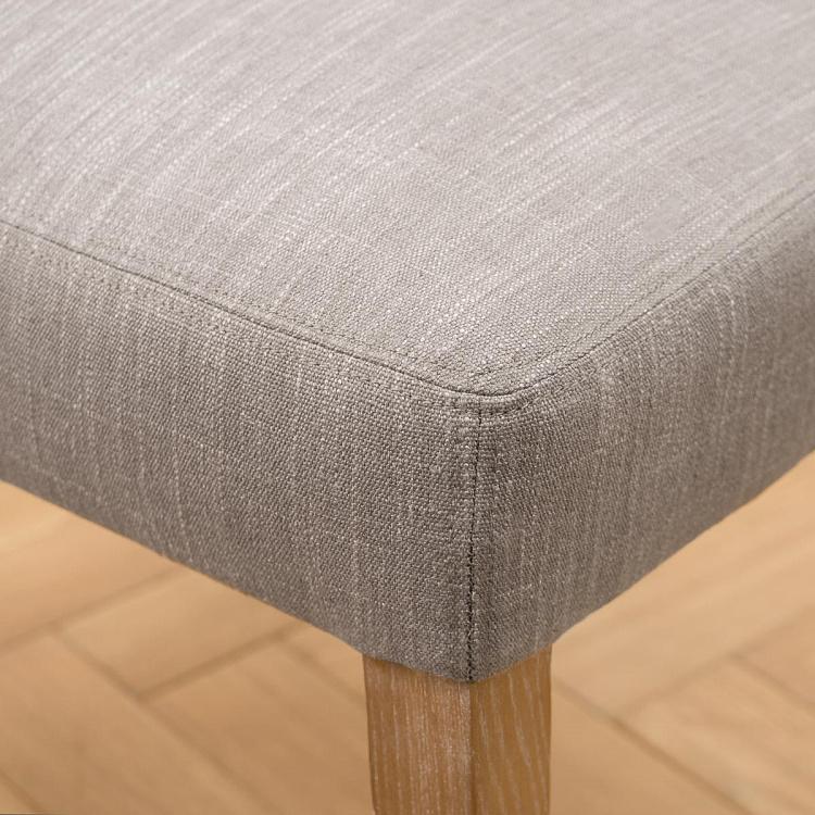 Стул Мами с заклёпками, песочные ножки Mami Dining Chair With Studs, Oak Sandwashed