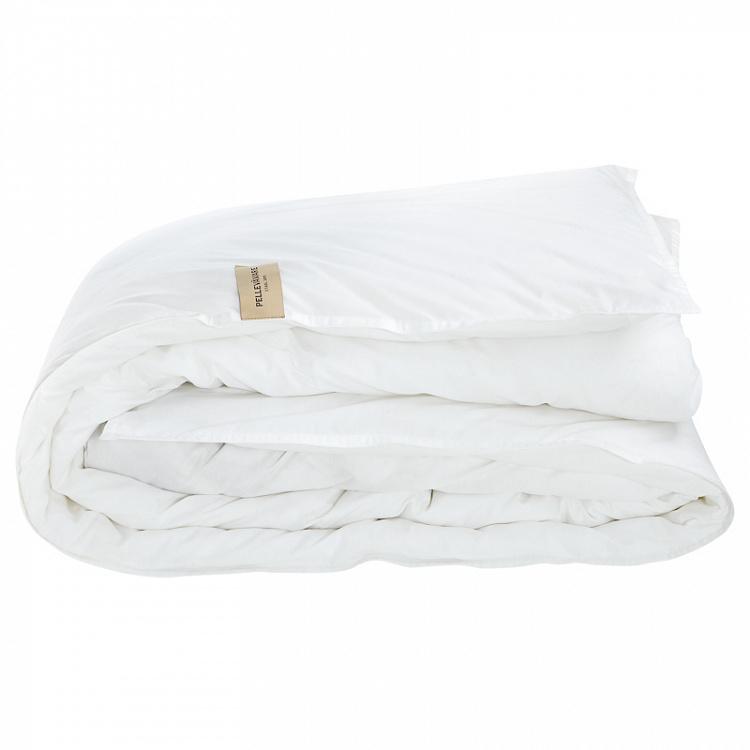 Белый пододеяльник из хлопка перкаль Авенюн, 264х234 см Avenyn Duvet Cover All White 264x234 cm