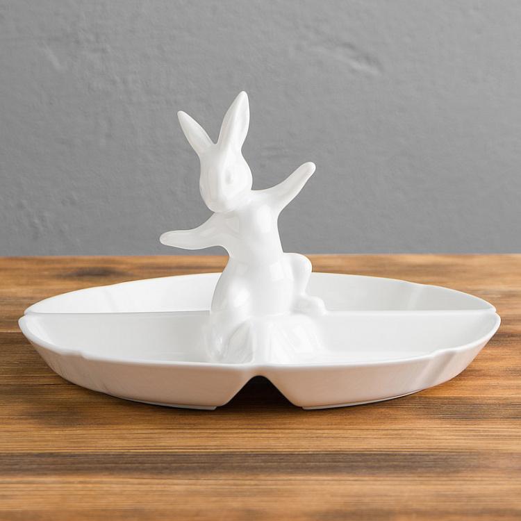 Менажница Кролик-озорник Serving Dish Naughty Rabbit