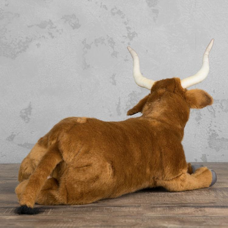Мягкая игрушка Лежащий бык Bull Lying