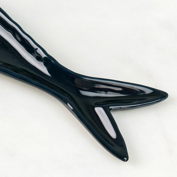 Сервировочное блюдо Тёмно-синяя рыбка Fish Tray Dark Blue