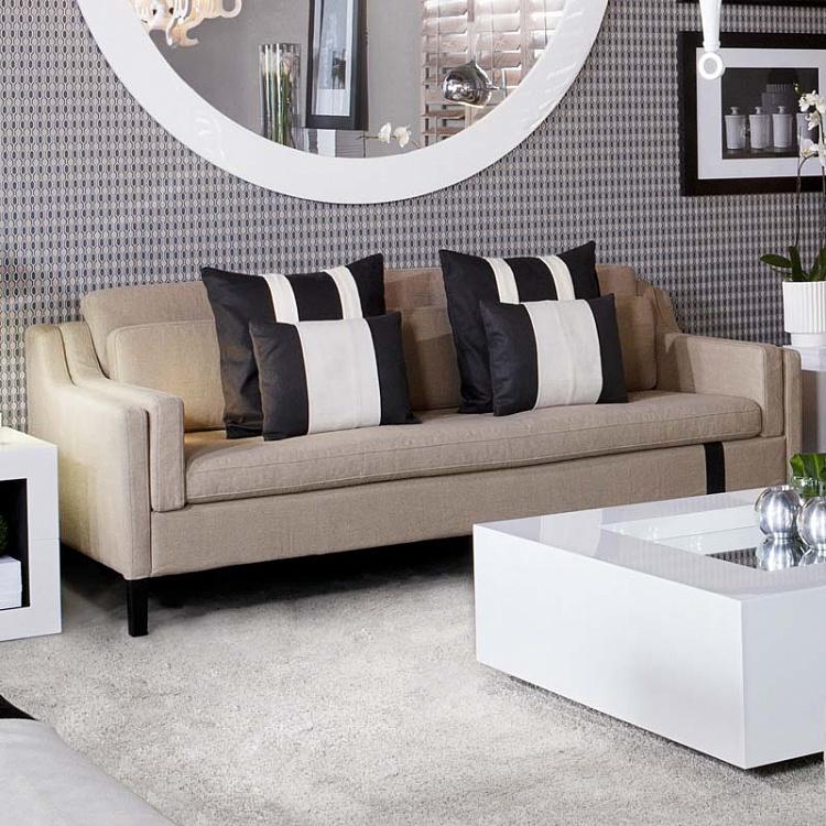 Декоративная льняная подушка 86 86 Cushion