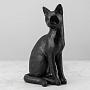 Статуэтка Cat Figurine Shiny Black Patina