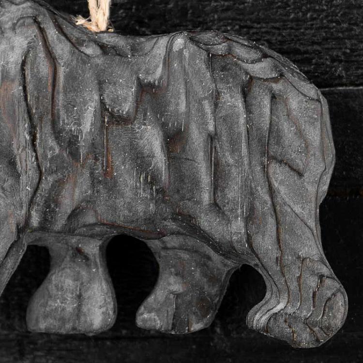 Подвесное украшение Медведь Hanging Wooden Bear 11,5 cm