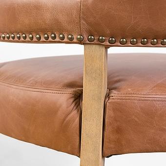 Стул Newport Dining Chair, Oak Brown натуральная кожа Chestnut Tan