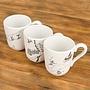 Набор из 3-х чашек Set Of 3 Mugs Ski Trip