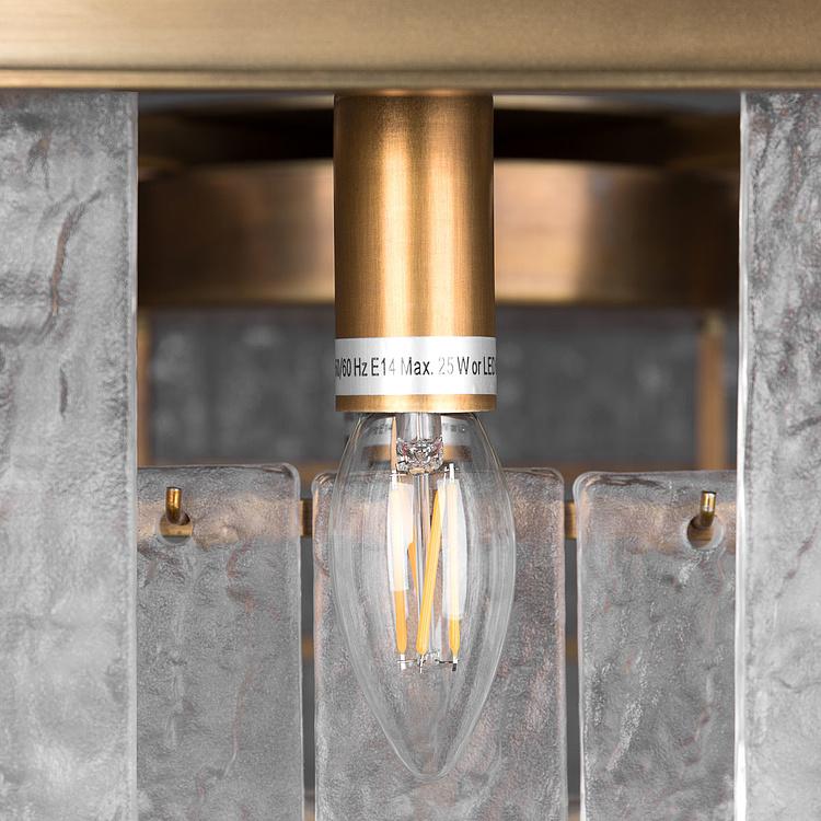 Квадратная люстра Барк с пятью кольцами Bark Square Pendant 5 Rings