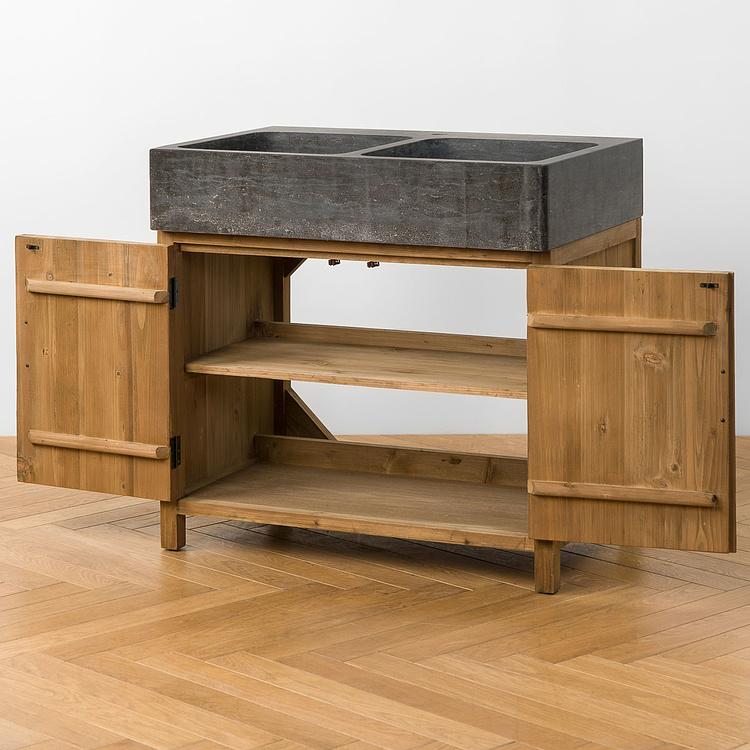 Кухонный гарнитур с 2 раковинами Карелия Karelia Kitchen Unit DB