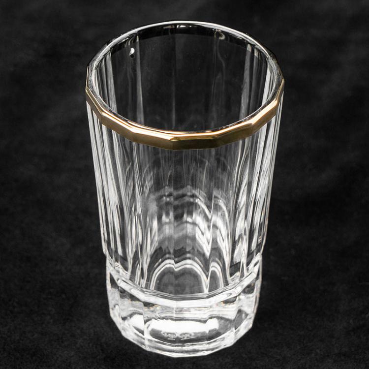 Стопка с золотым ободком Макасар Macassar Stack With Golden Rim