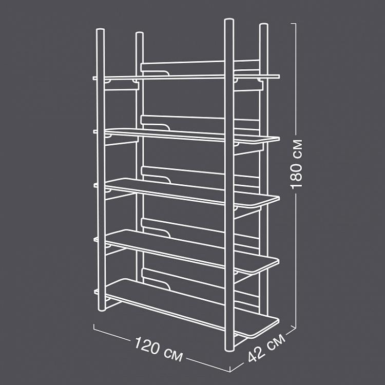 Стеллаж из дерева манго Хай Лайн High Line Shelf Mango Wood