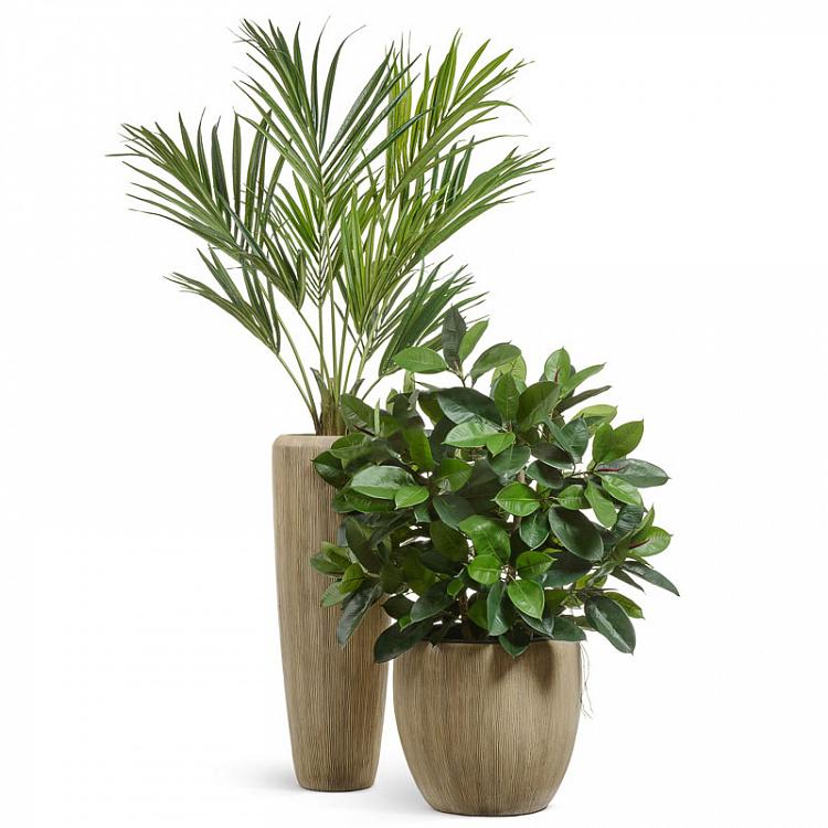 Кашпо-чаша Эффектори Вау песочное, L Effectory Wow Bowl Pot Sand Dune Large