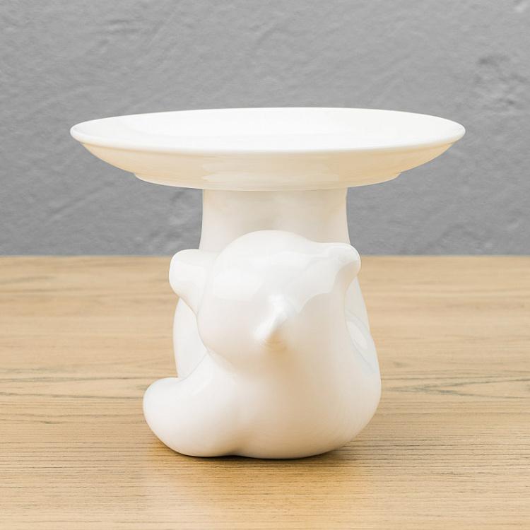 Сервировочная подставка Медведь, S Decorative Plate Bear Small