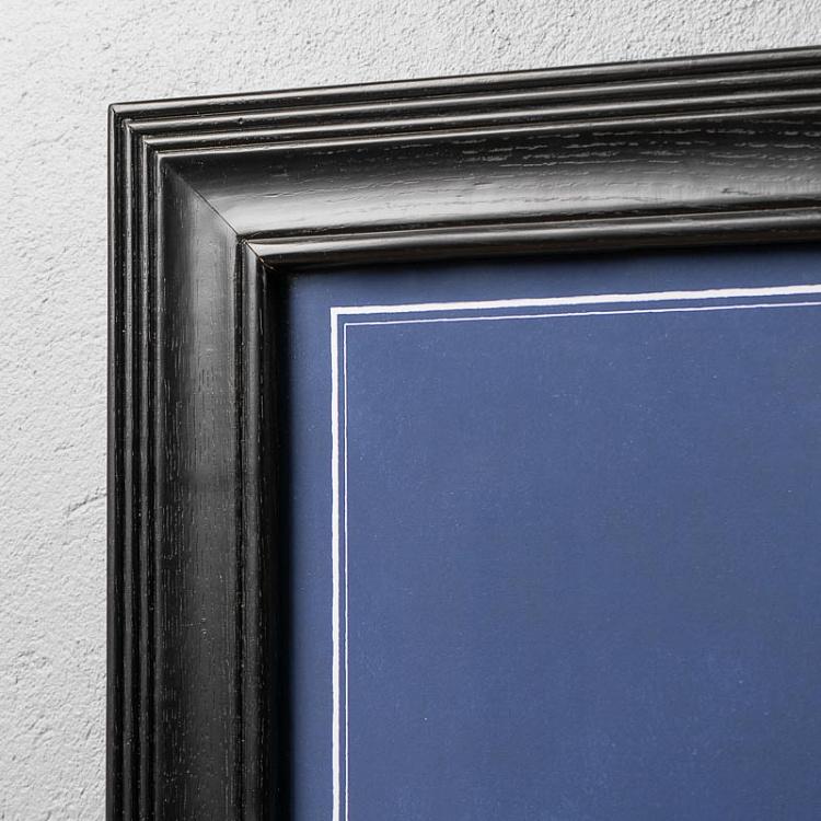 Картина-принт Телфордский мост с синим фоном, L Architectural Telford Bridge Blue Print Large