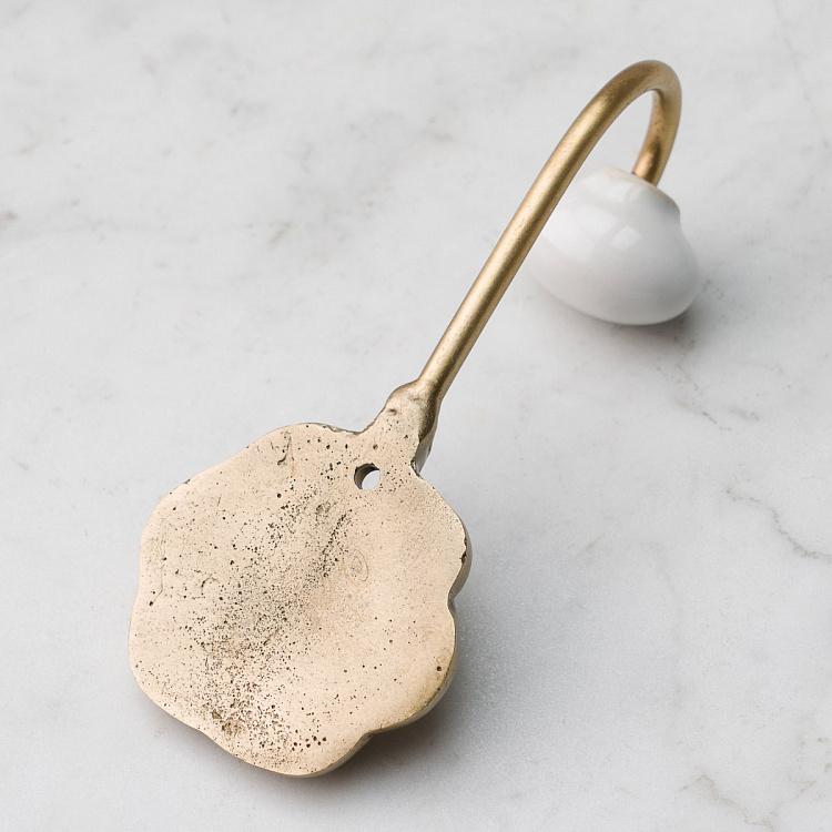 Крючок Золотистая роза Golden Rose Hook With Ceramic Ball