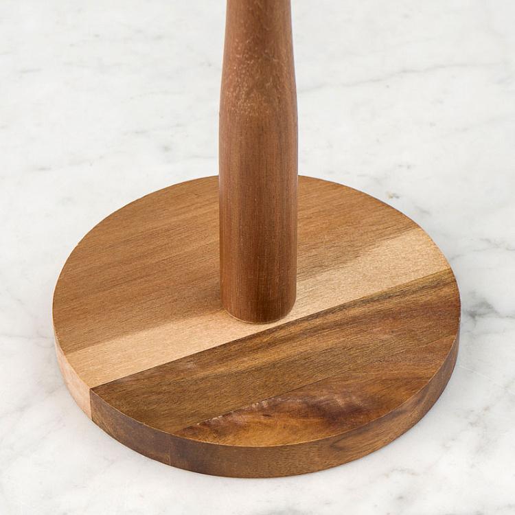 Деревянная подставка для бумажных полотенец Органик Organic Paper Towel Holder