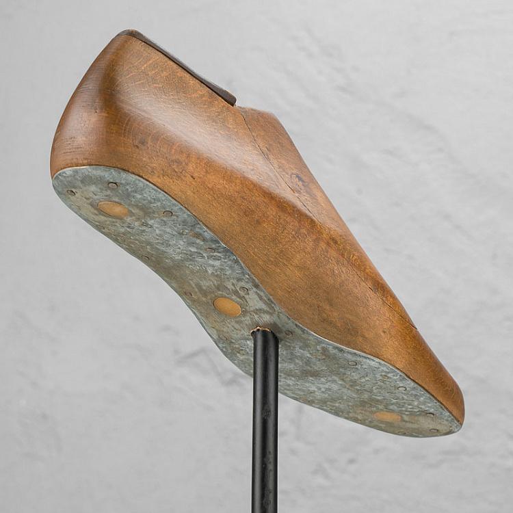 Cтатуэтка на подставке Обувная колодка Shoe Mull, Red Antique