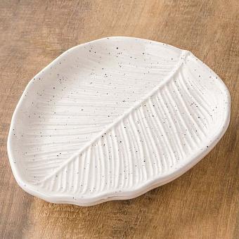 Zelda Plate Leaf Wide Small