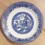 Винтажная тарелка Vintage Plate Blue White Medium 21