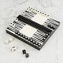 Нарды Backgammon Elegant Black And White