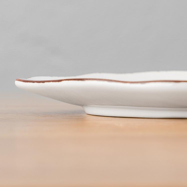 Белое сервировочное блюдо Рыбка Дори, S Dory Fish Plate Small White