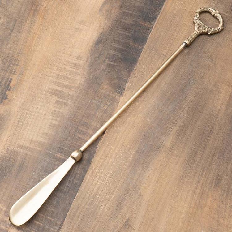 Латунная ложка для обуви Shoehorn In Brass