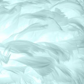 перья Light Blue Feathers
