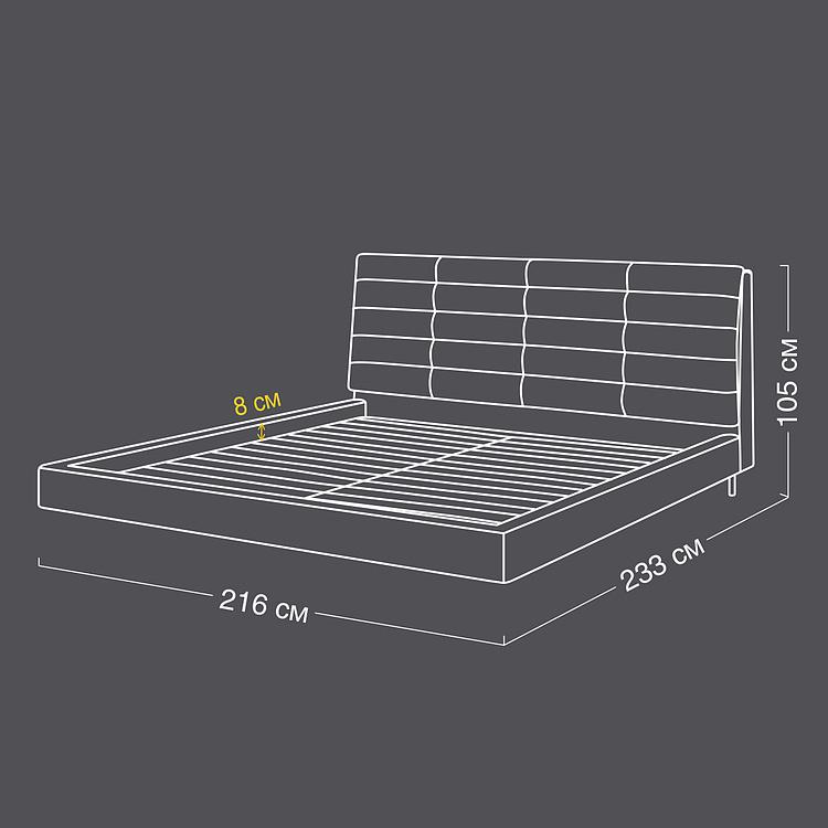 Двуспальная кровать Люксембург Luxemburg Double Bed RM