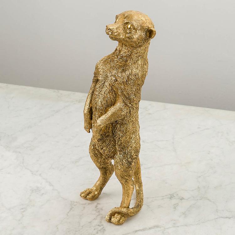 Статуэтка Сурикат Эдди Eddy Meerkat Gold