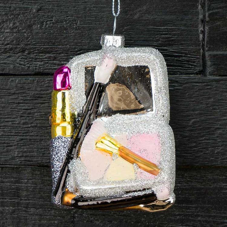 Ёлочная игрушка Косметика Glass Hanger Make Up 9,5 cm