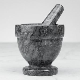 Nordic Mortar And Pestle Black