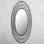 Зеркало Oval Mirror Black Pearls