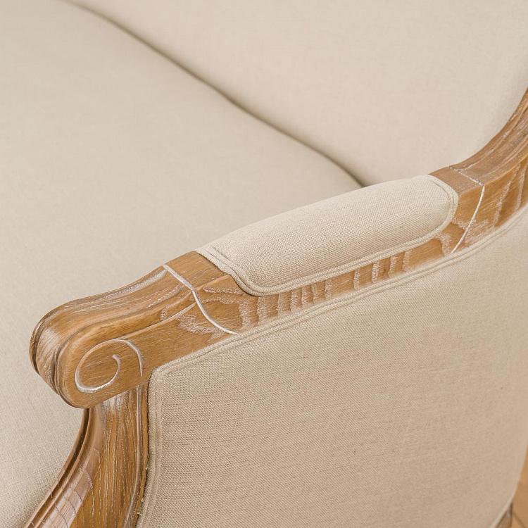 Двухместный диван Жан-Поль, песочные ножки Jean-Paul 2 Seater, Oak Sandwashed