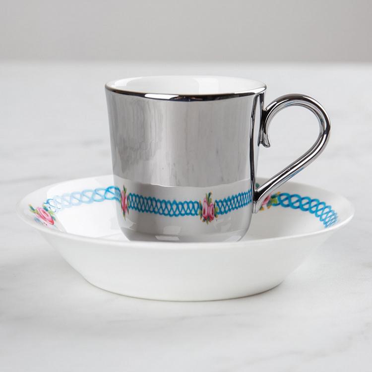 Кофейная пара Reflect Minton платина Reflect Minton Platinum