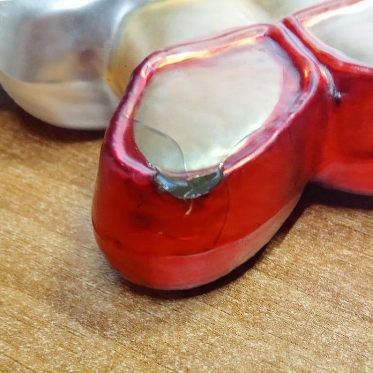 Ёлочная игрушка Пряничная девочка дисконт Glass Cupcake Gingerbread Girl 14 cm discount