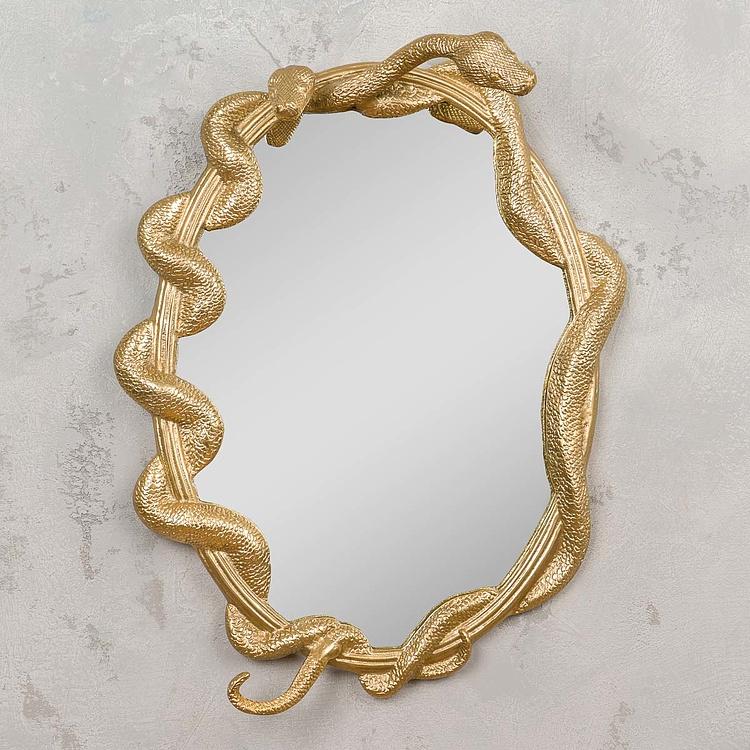Настенное зеркало Каа Kaa Mirror Gold