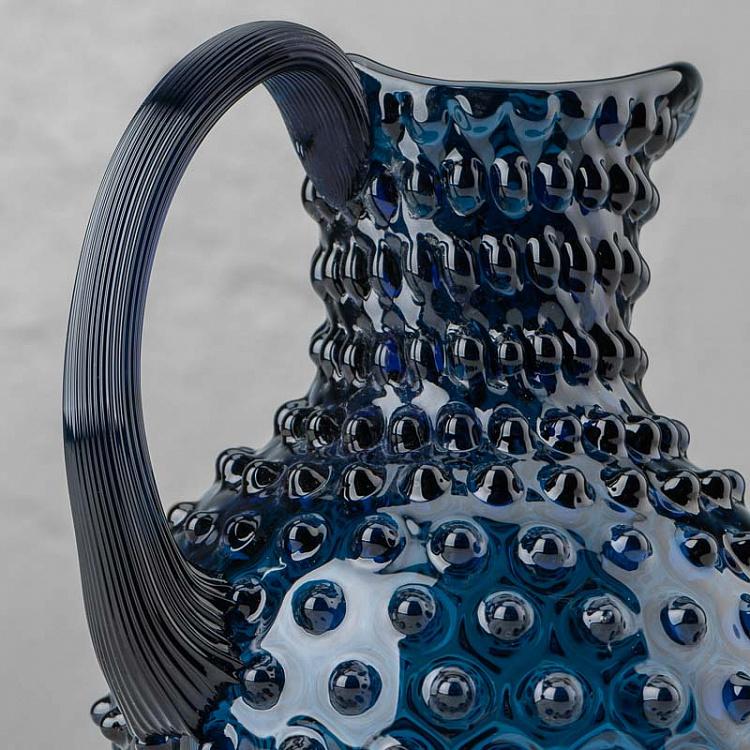 Тёмно-синий кувшин Диамант Pitcher Hobnail Night Blue Large