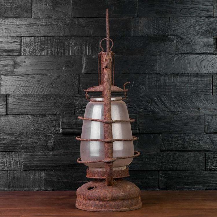 Винтажная керосиновая лампа Vintage Flask With Kerosene Lamp