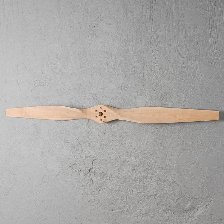 Настенное украшение Самолётный деревянный пропеллер Airplane Propeller Natural Birch