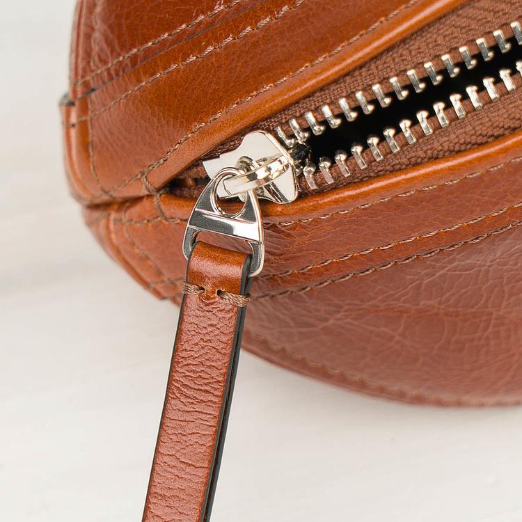 Кожаный несессер-мяч Оболенский Покет Skid Obolensky Pocket