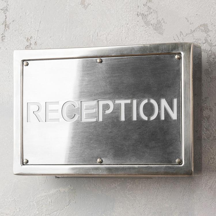 Табличка с подсветкой Ресепшн Illuminated Display Box Reception
