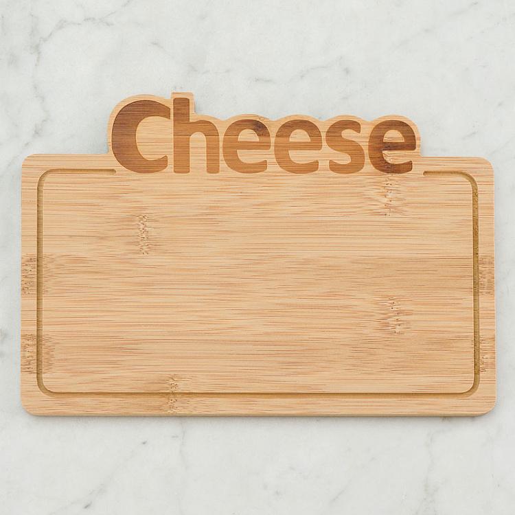 Сервировочная доска из бамбука Сыр Cheese Bamboo Tray